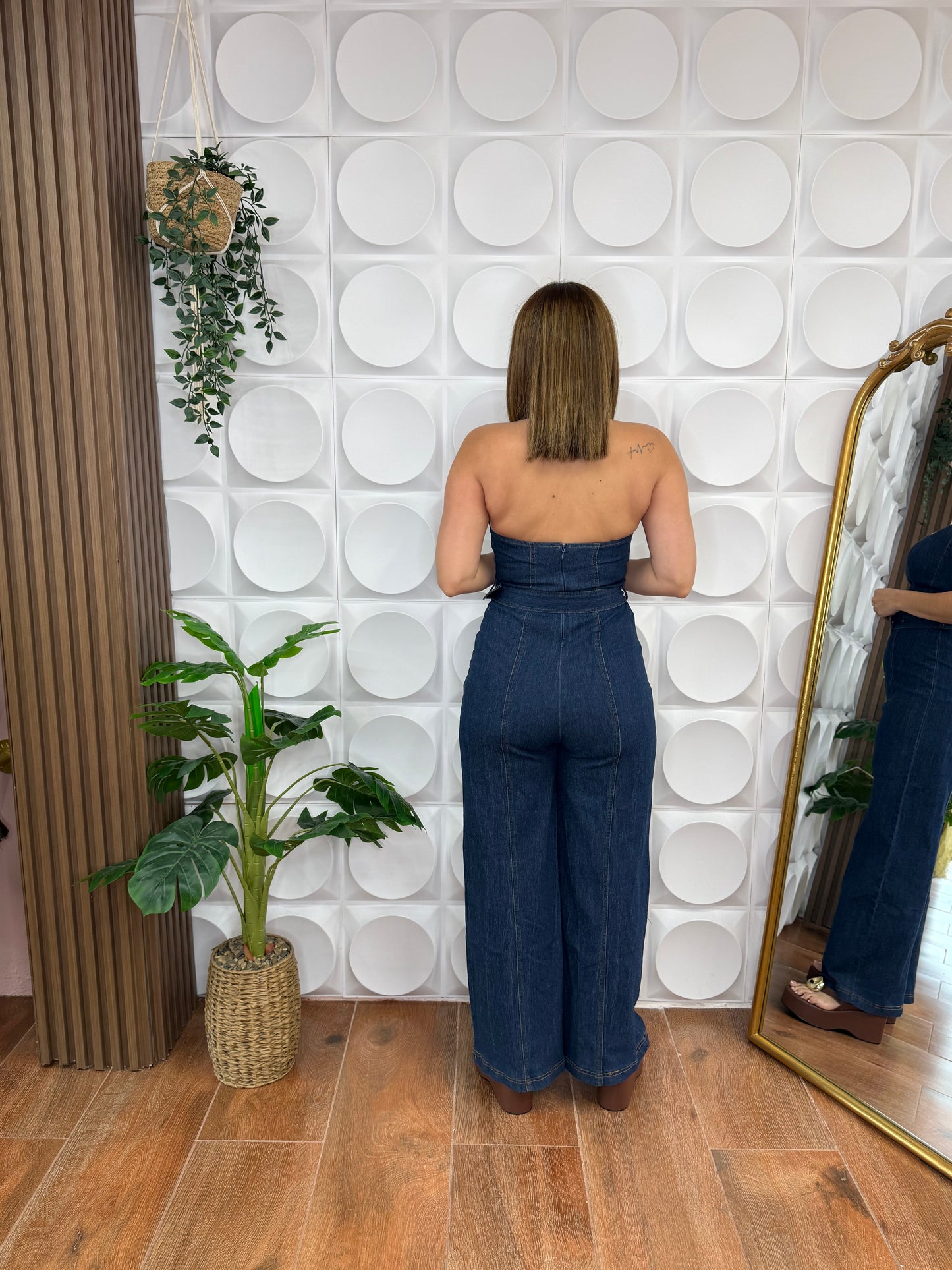 LAURA DENIM JUMPSUIT