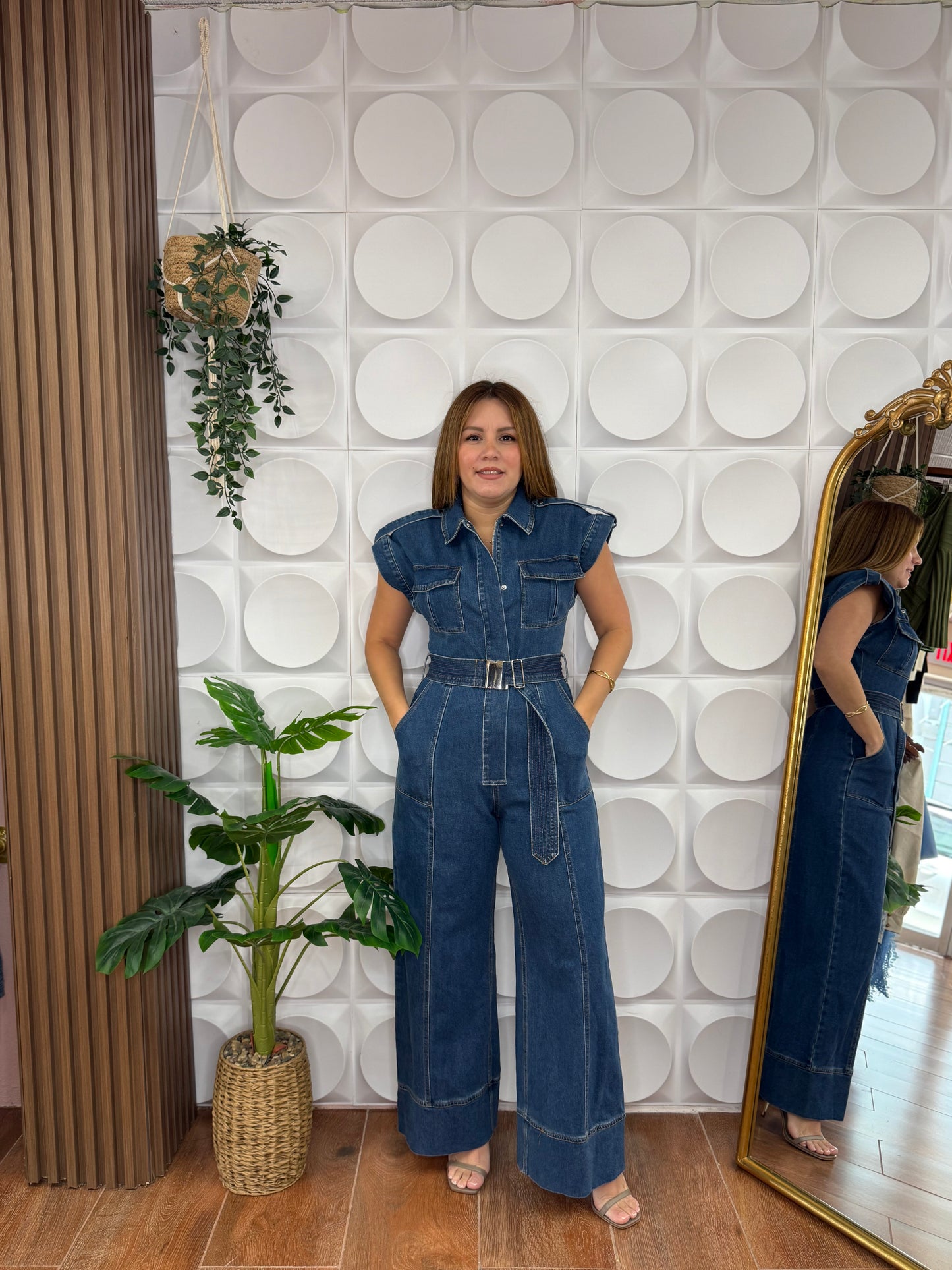 DENIM JUMPSUIT