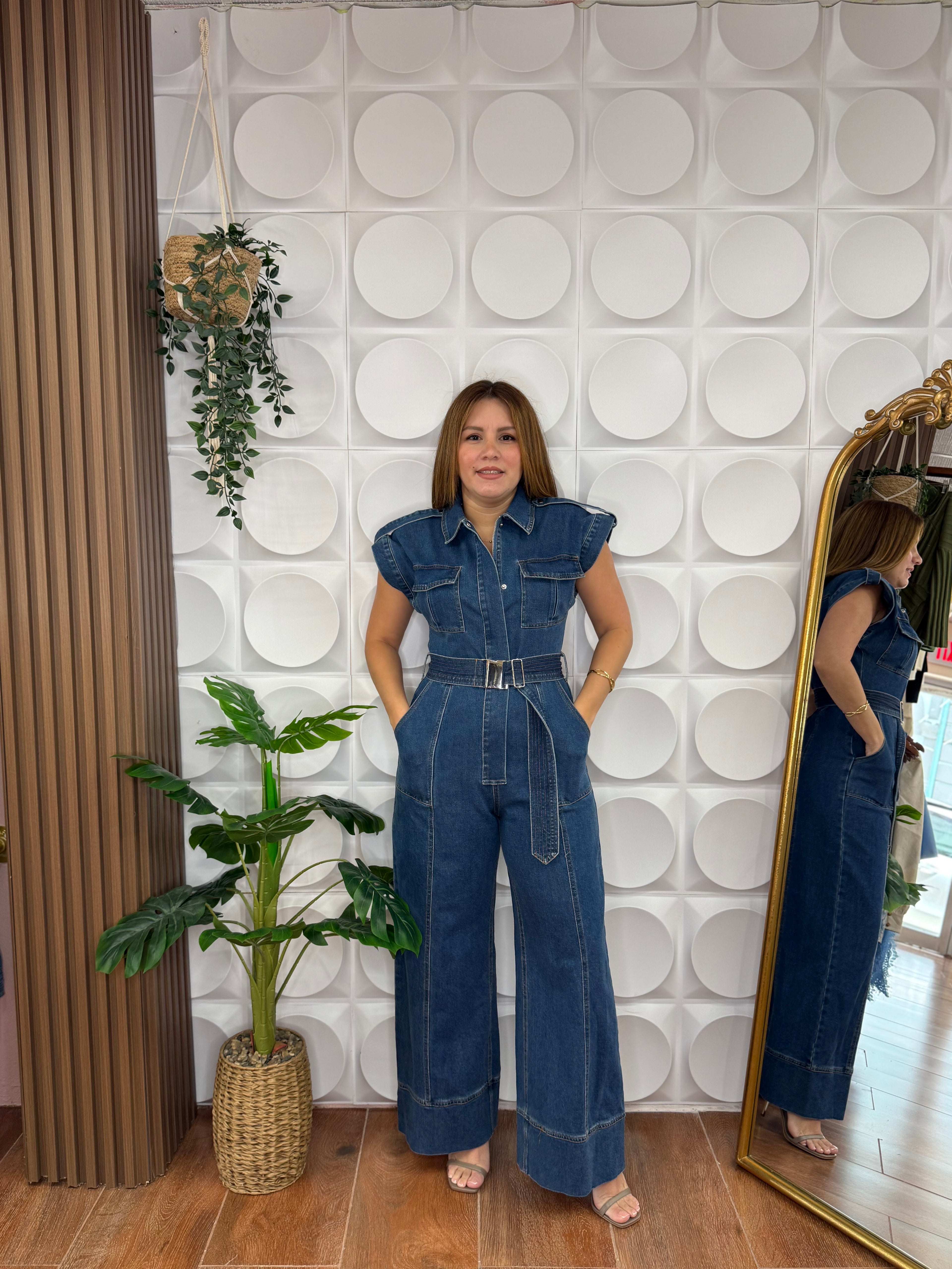 DENIM JUMPSUIT