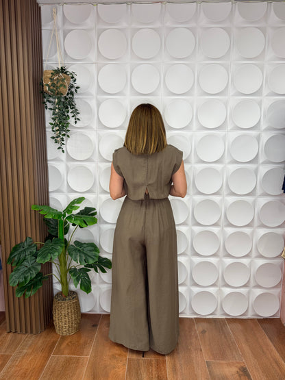 OLIVE JUMPSUIT