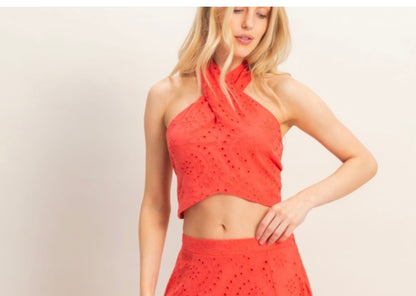 CORAL SKIRT SET