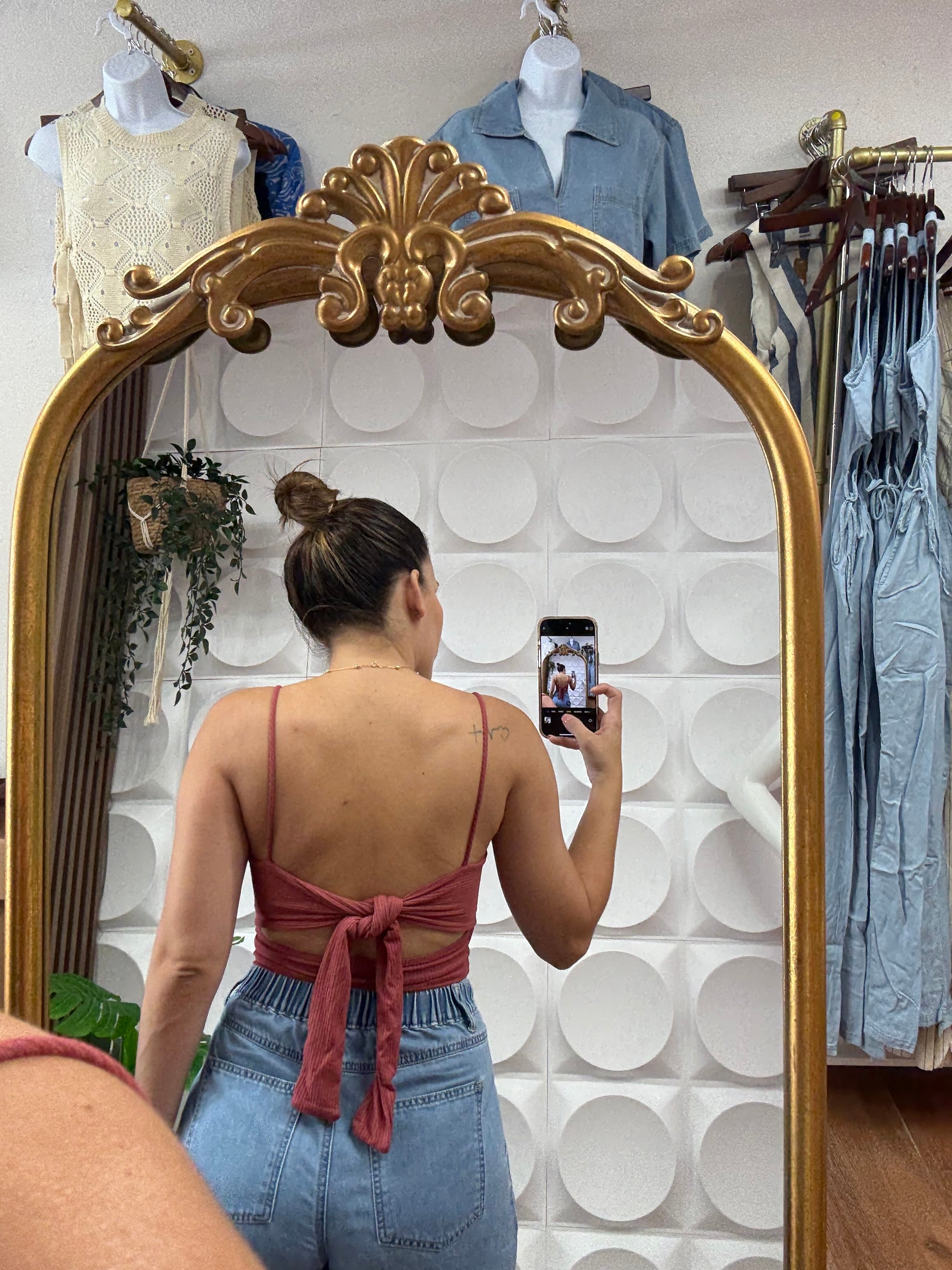 ARIEL MAUVE CROP TOP