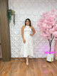 ALMA LACE MIDI DRESS