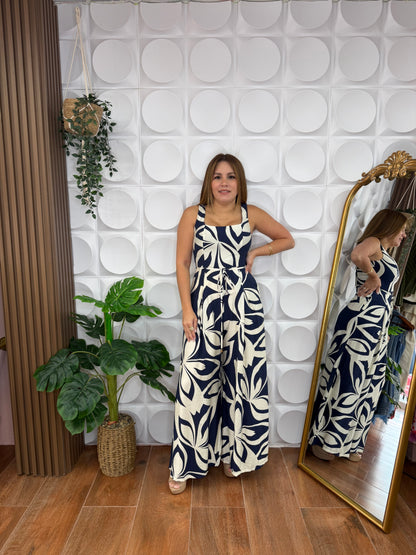 VENICE BLUE JUMPSUIT
