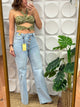 OLIVE CROP TOP