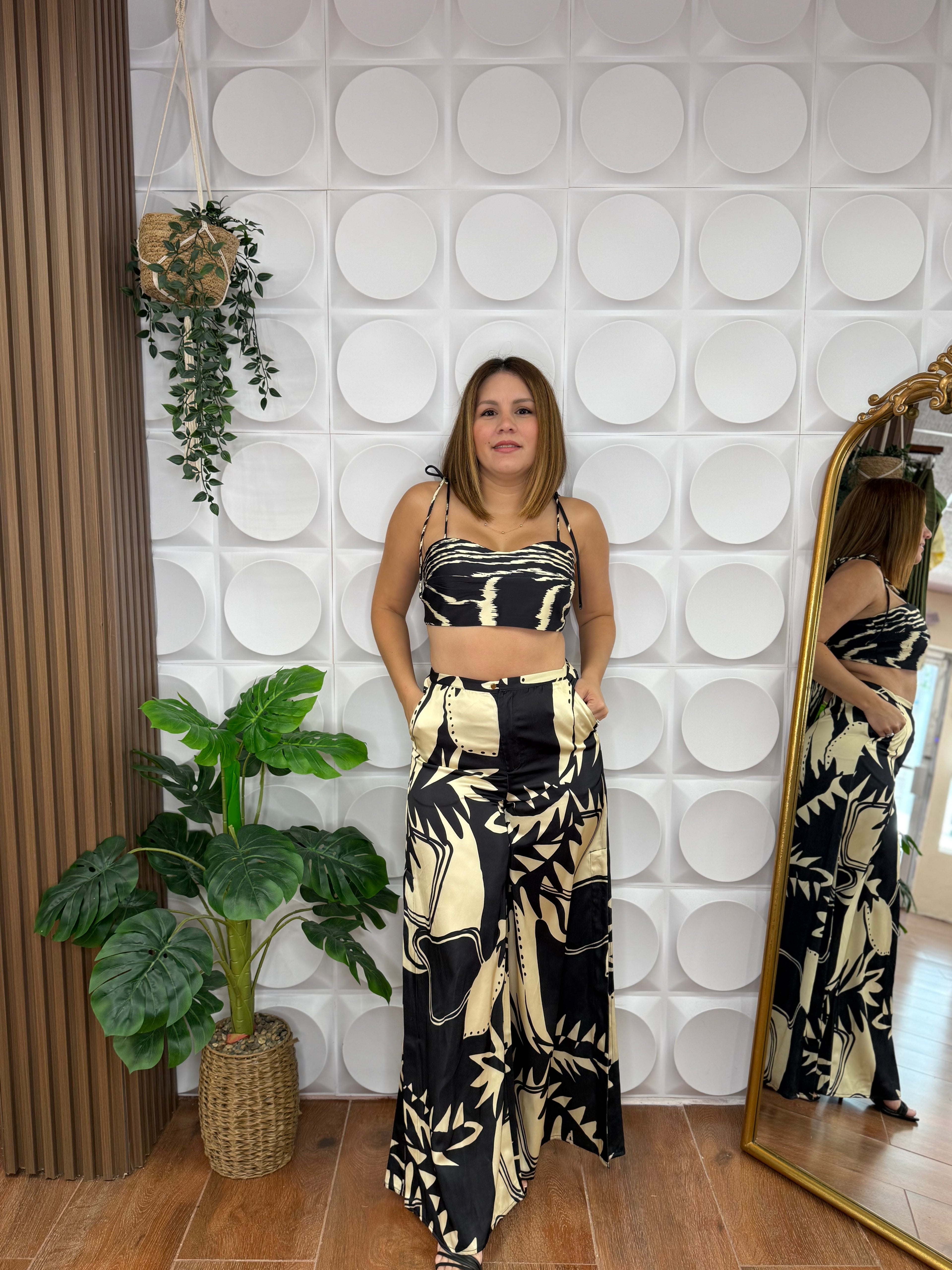 GLAM SATIN SET