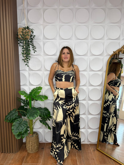 GLAM SATIN SET