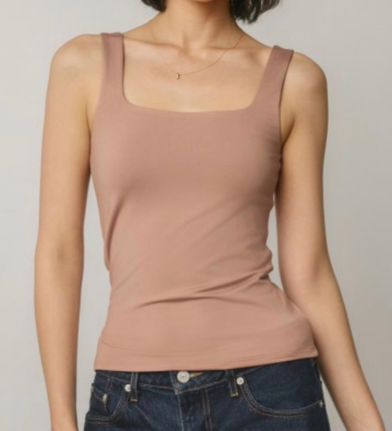 MAUVE DOUBLE FACED TOP