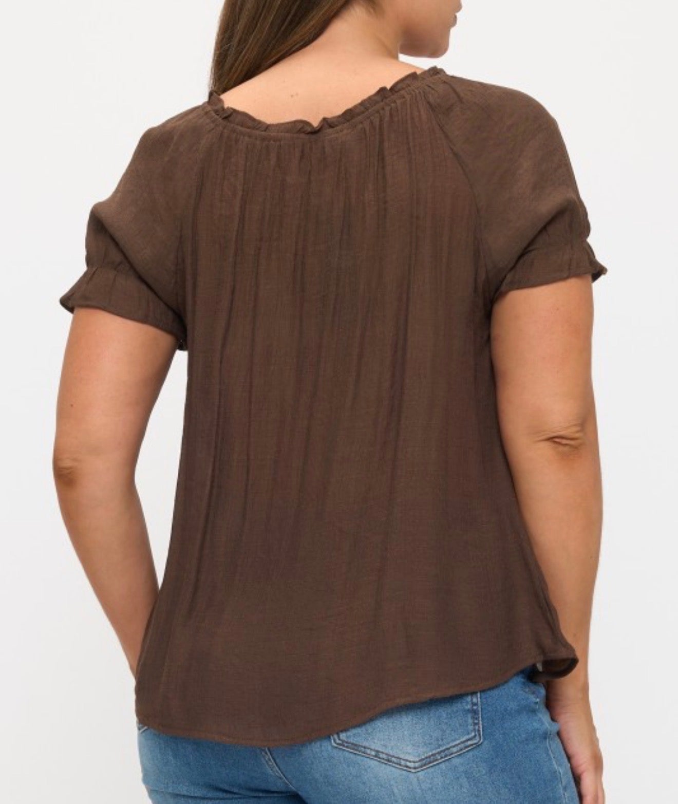 BROWN PLUS TOP