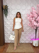 KHAKI DRESS PANT