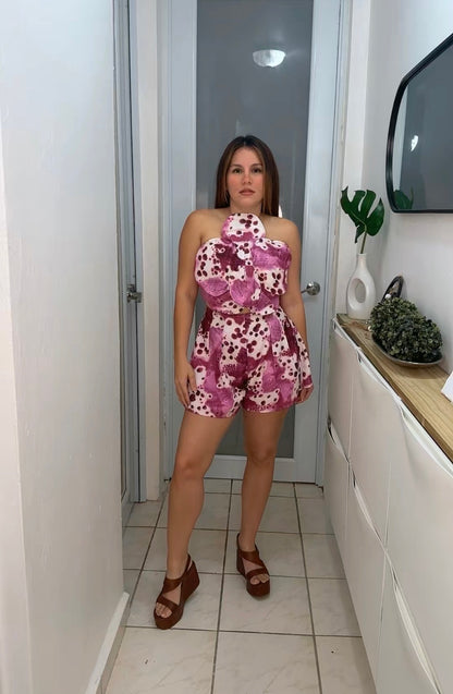 Orchid Short Set, PURPLE