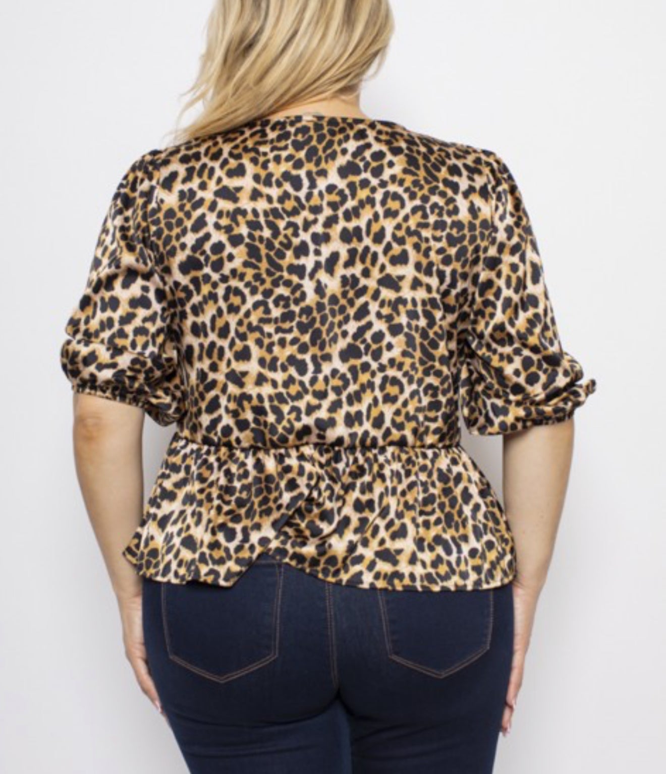 ANIMAL PRINT LEOPARD, FRONT BOW