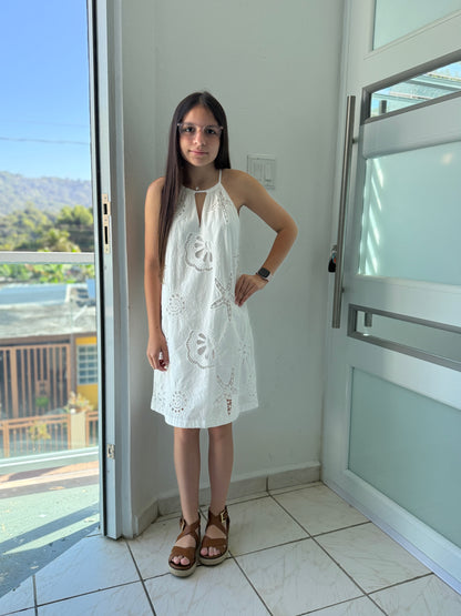 COSTA BELLA WHITE MINI DRESS