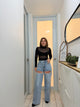 RHINESTONE DENIM