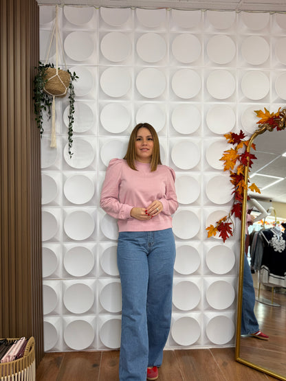 MAYA LIGHT PINK SWEATER