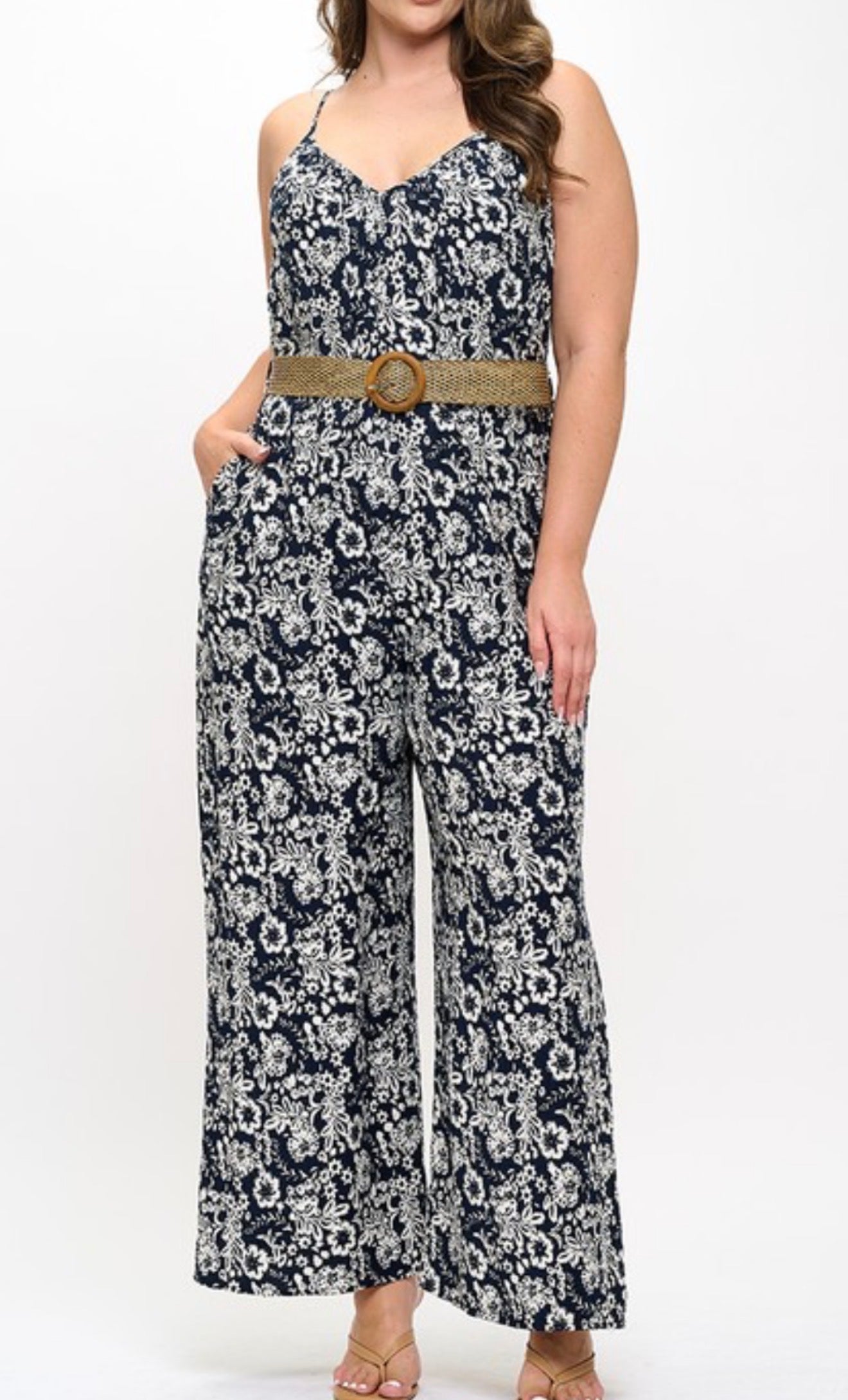 PLUS SIZE JUMPSUIT BLACK