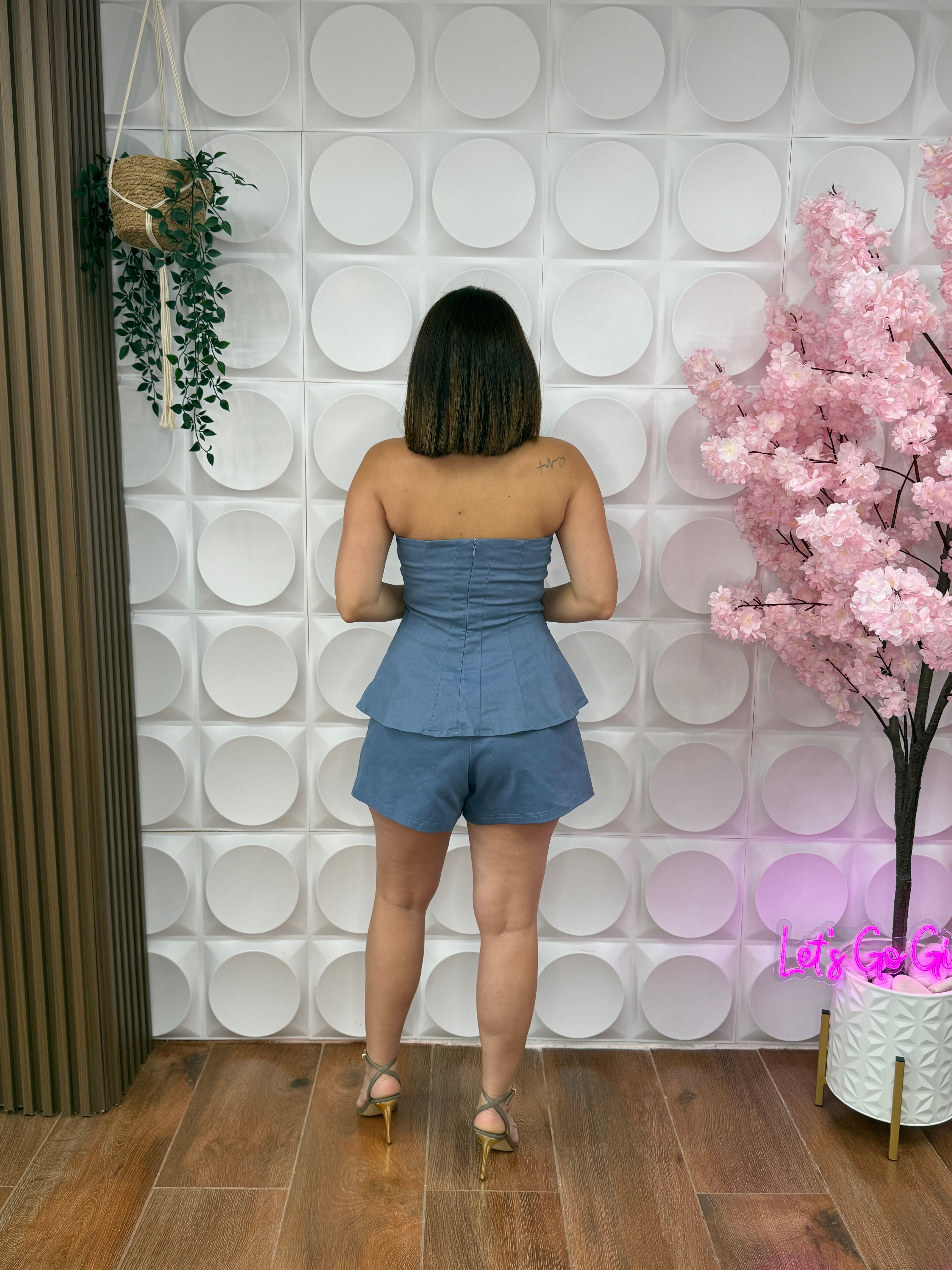 SERENA STRAPLESS SET
