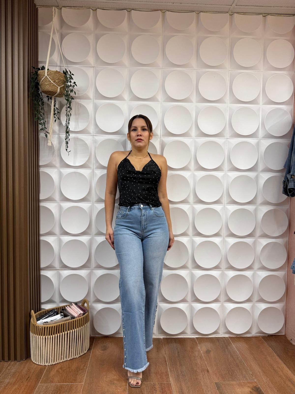 PEARL DENIM JEAN
