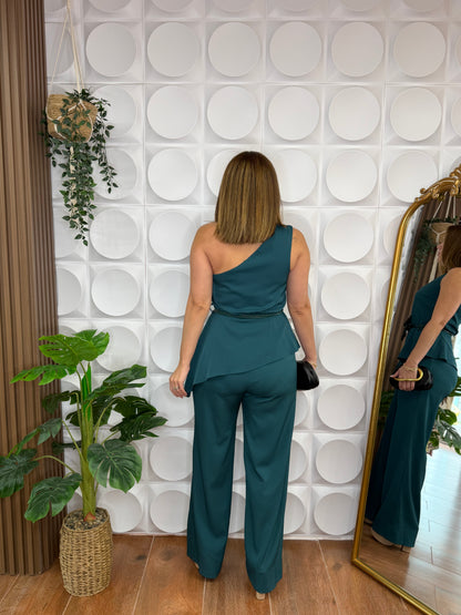TEAL JUMPSUIT