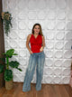 SCARLET RED TOP