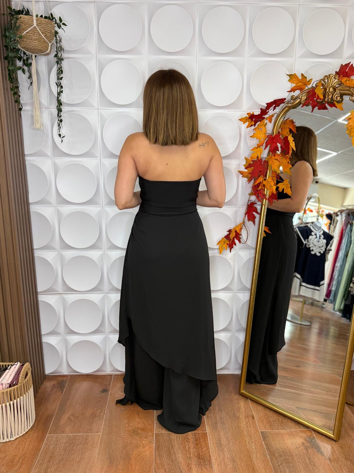 ALI BLACK CORSET SET