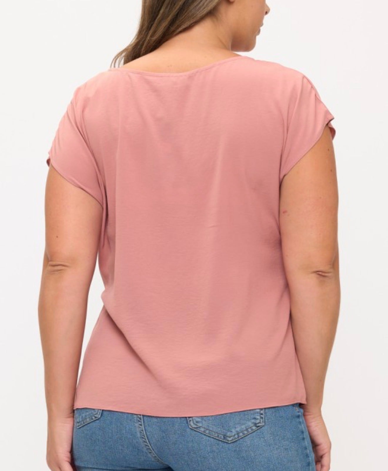 MAUVE TOP, PLUS SIZE