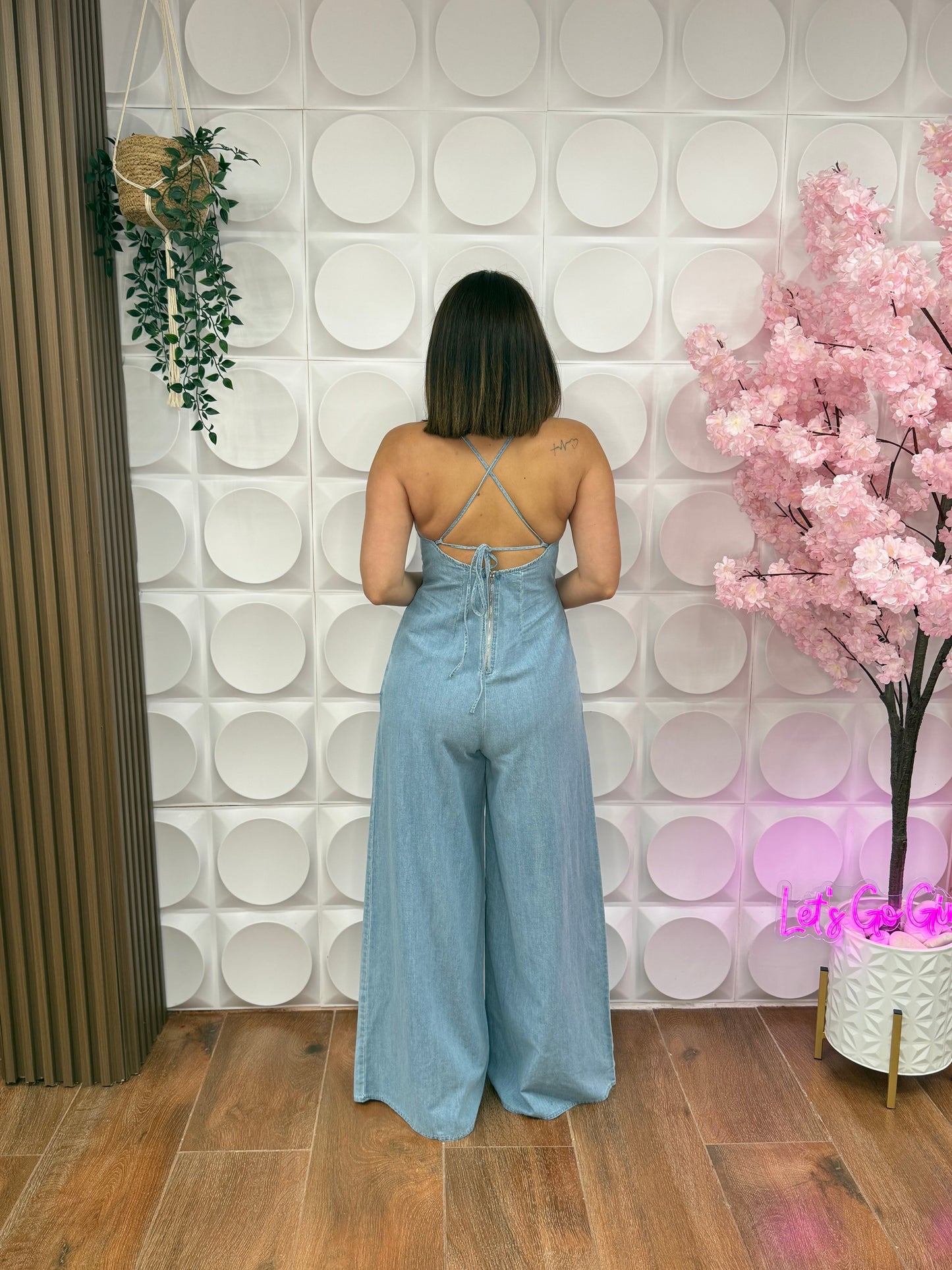 ANDREA DENIM JUMPSUIT
