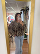 LONG SLEEVE ANIMAL PRINT