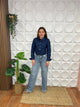 LUNA DENIM CROP TOP