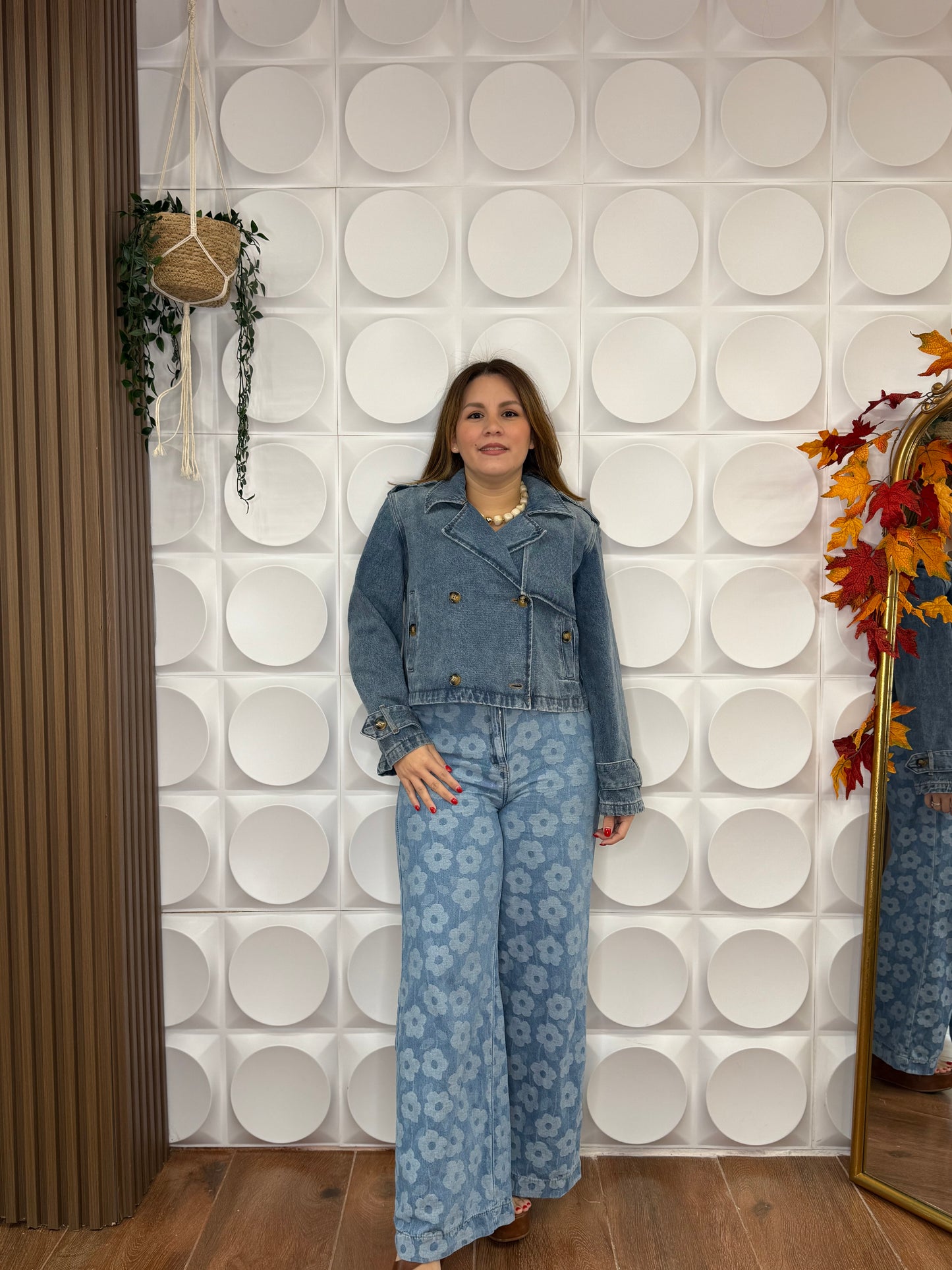 LUCIA CROP DENIM JACKET