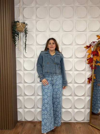 LUCIA CROP DENIM JACKET