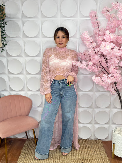 LACE TÚNICA LIGHT PINK