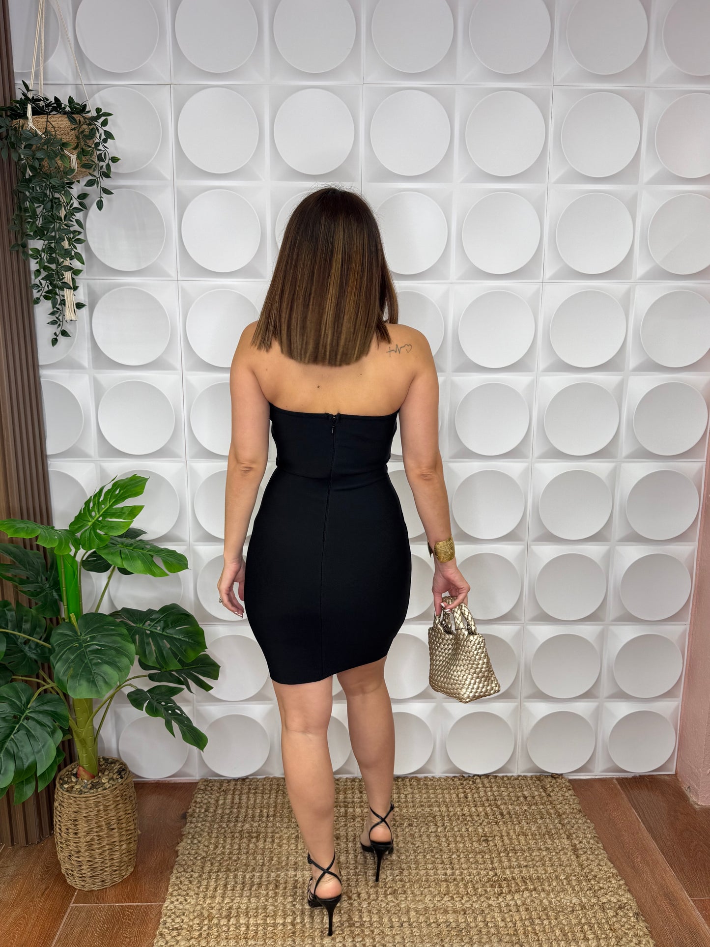 ANDREA STRAPLESS DRESS