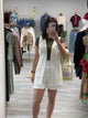 FOLD RUCHED VEST AND SHORT SET