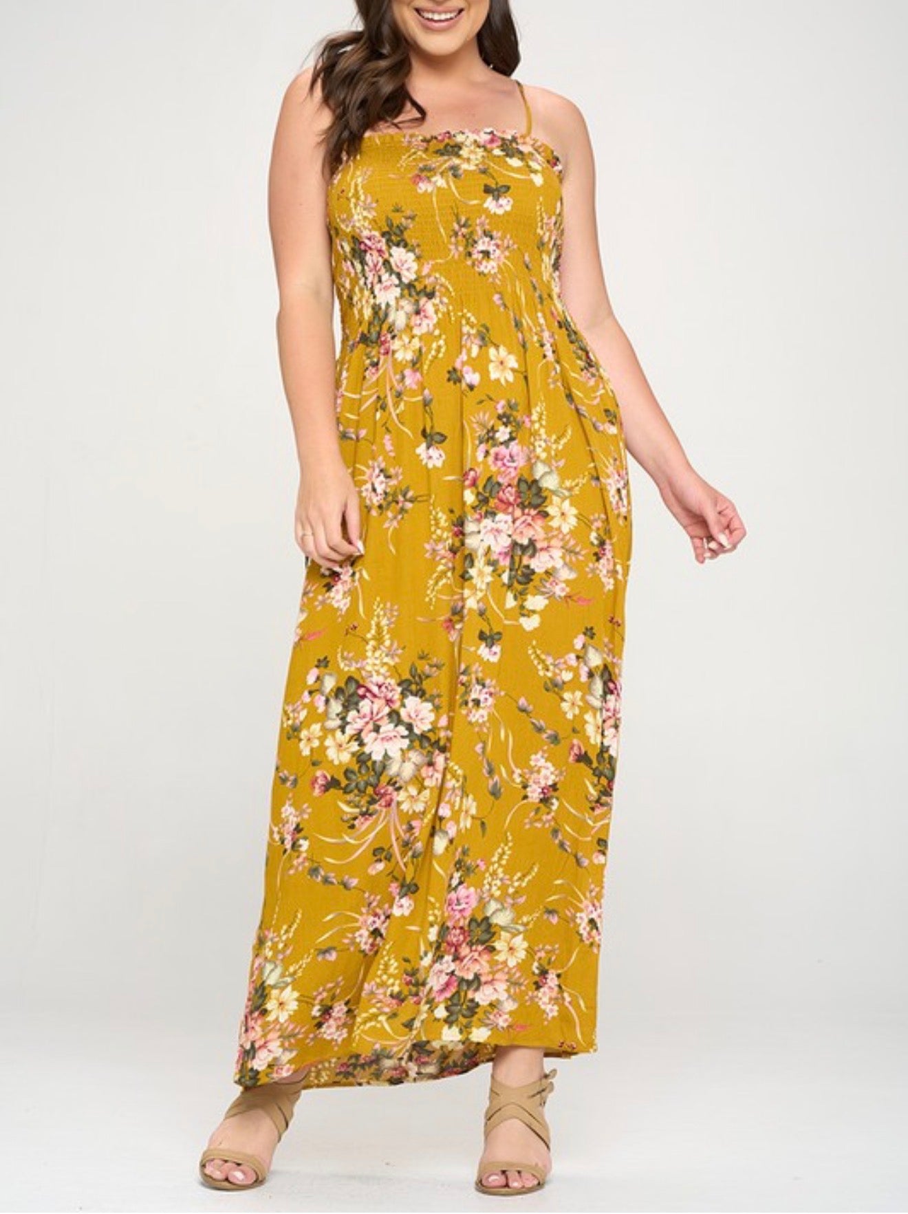 ROSA, MAXI DRESS PLUS SIZE