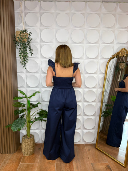 LEA NAVY JUMPSUIT