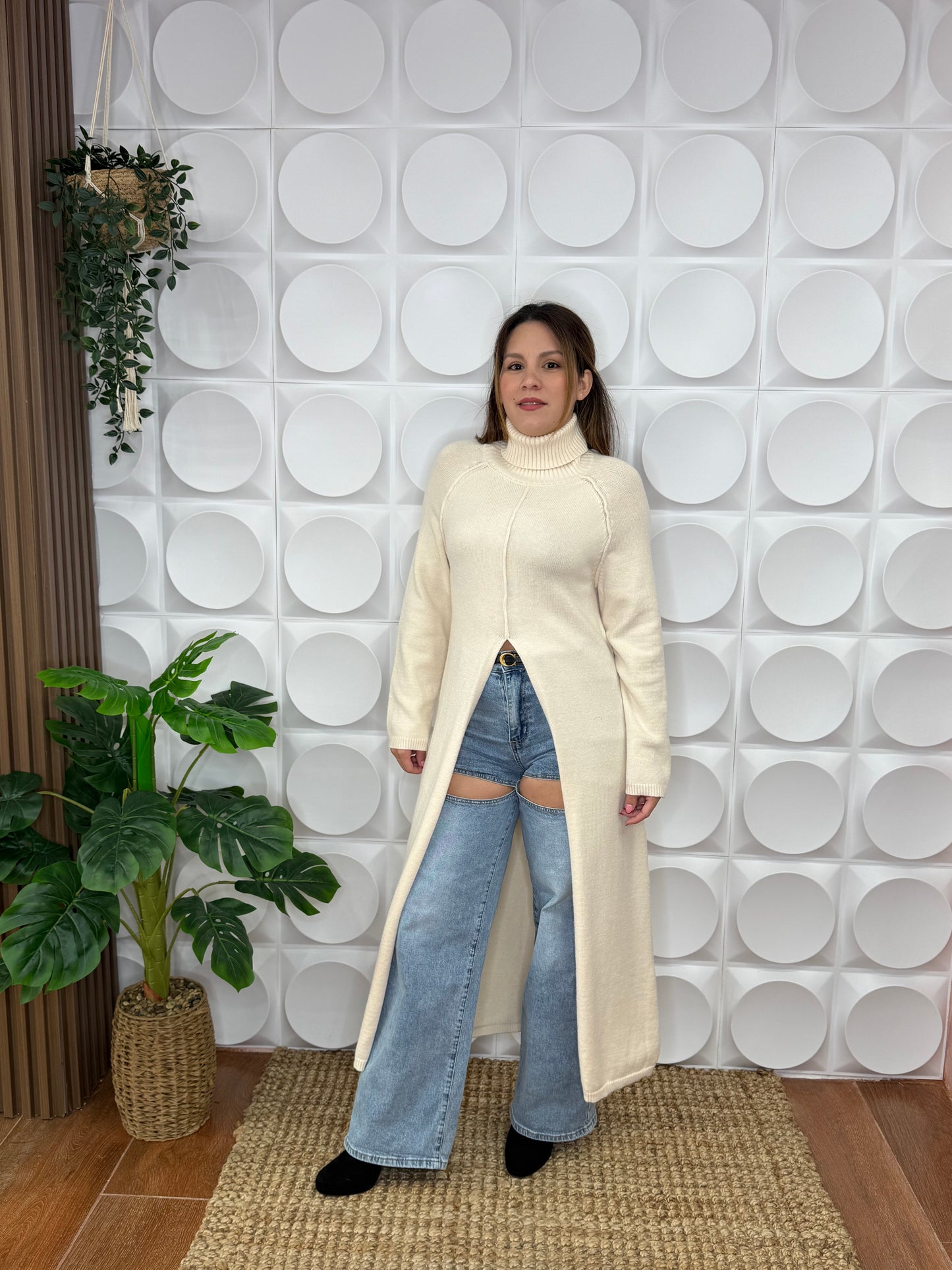 LEA SWEATER TOP CREME