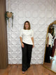 AVELINE BOAT NECK TOP
