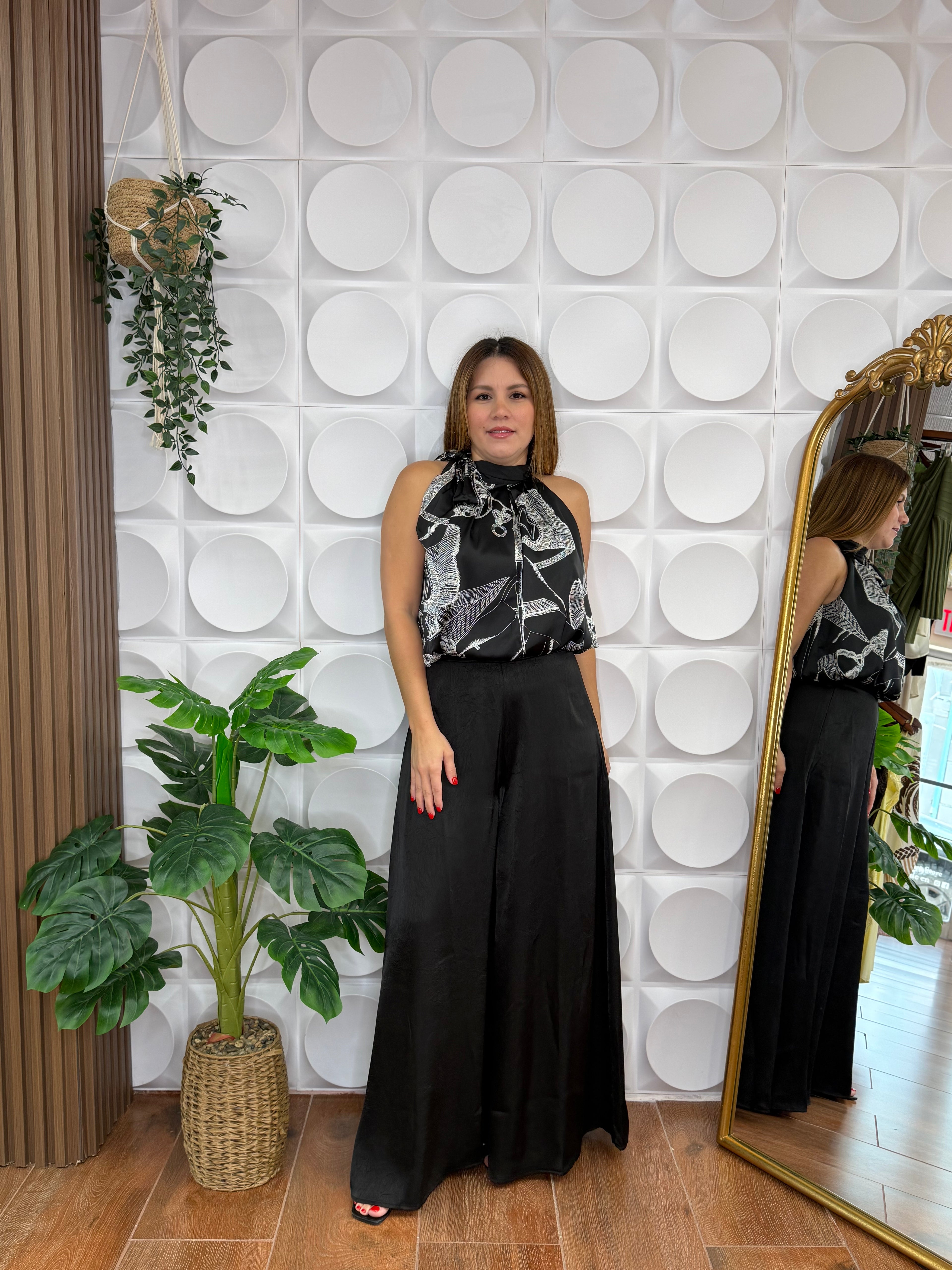 EVA ELEGANT SATIN SET