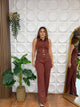 GIA BURGUNDY LEATHER SET