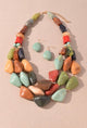 MULTI-COLOR NECKLACE SET